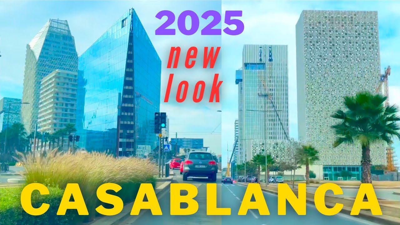 Morocco 🇲🇦 2025 - Casa finance City | A tour of the streets of Casablanca | Exclusive vidéo | Drive