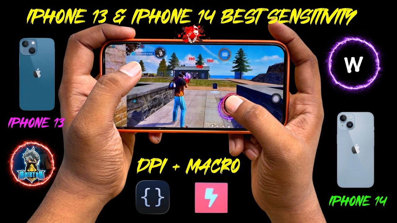 iphone 13,14 headshot setting ob53 free fire 2026|iphone14,13 sensitivitydpi+macro setting free fire