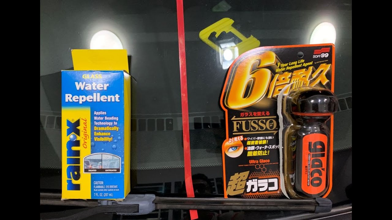 Rain X Original VS Ultra Glaco Fuso 99
