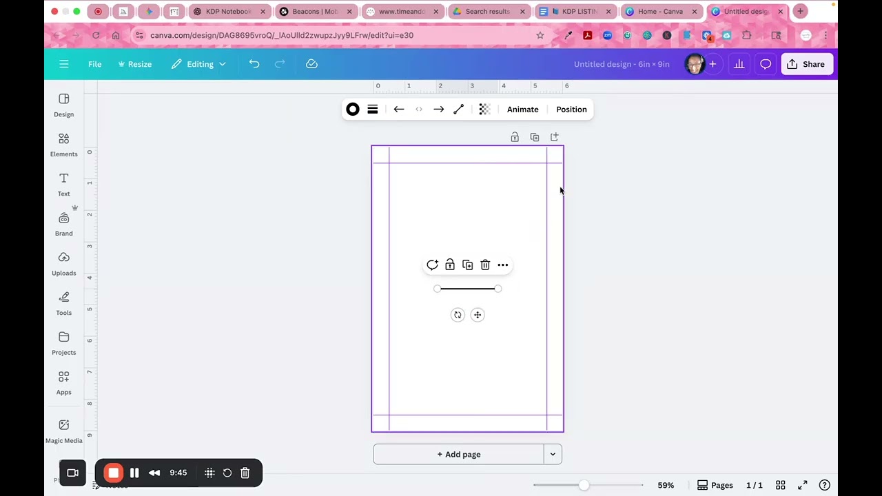 How to Create a Blank Line Notebook Interior Pages Using ChatGPT & Canva