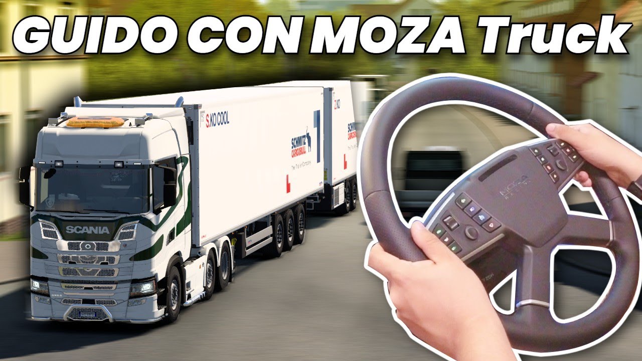 GUIDO CON DOPPIO SCHMITZ CARGOBULL e TSW MOZA su ETS2!