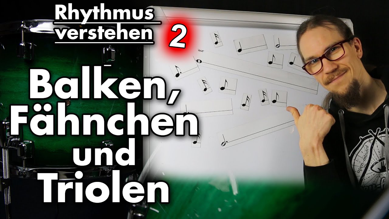 Noten lernen leicht gemacht: Teil 3: Die Rhythmus-Schreibweise / Triolen erkl&auml;rt