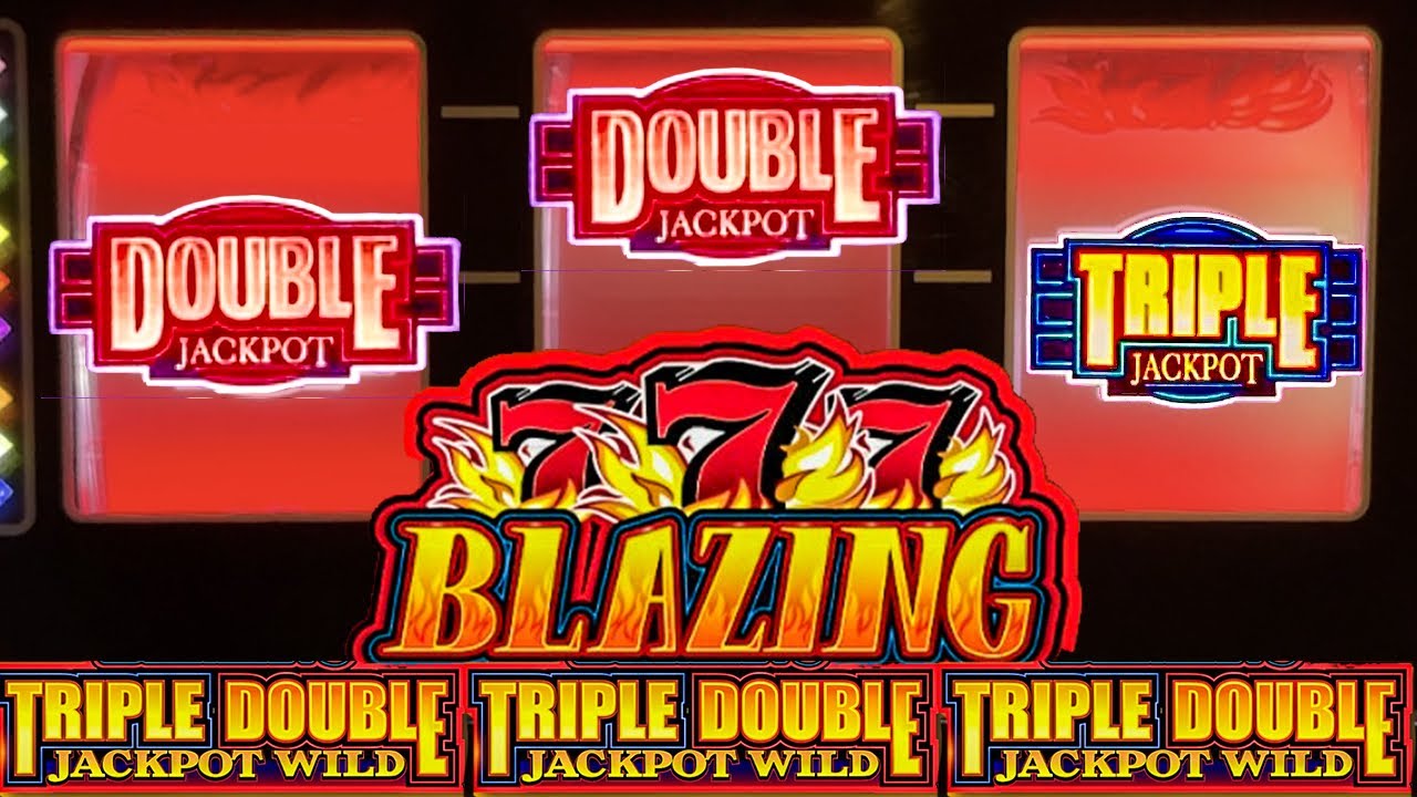 Blazing 777 Triple Double Jackpot Wild Hits Progressive Jackpots