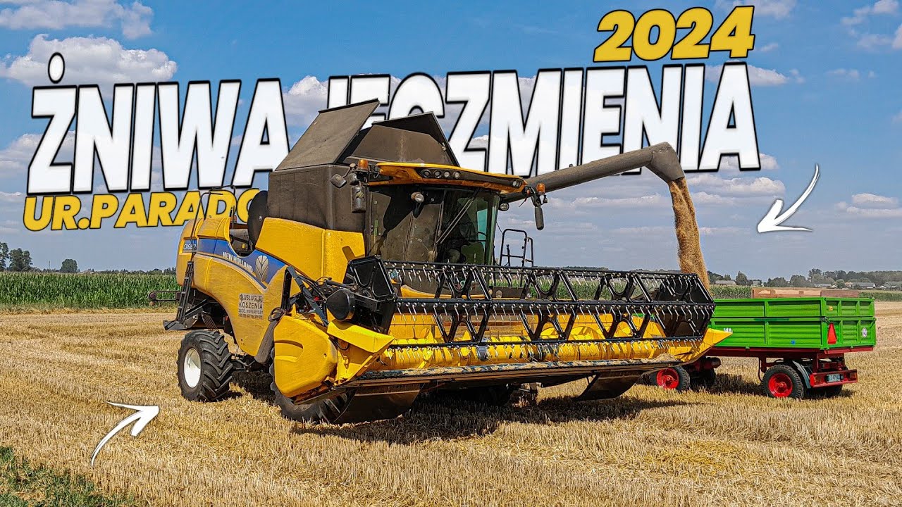 ✓Koszenie Jęczmienia 2024✓New Holland Cx 6.80✓Gospodarstwo Rolne Paradowski✓