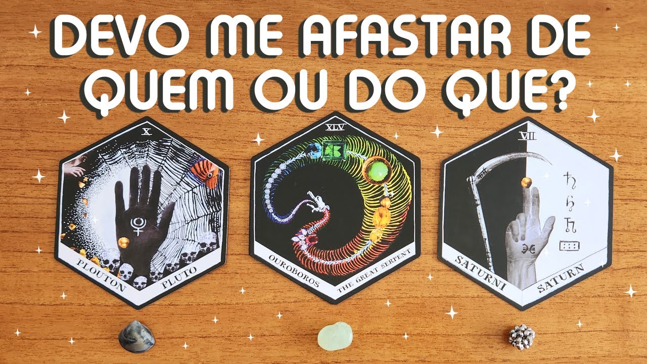 ✂️ DEVO ME AFASTAR DE QUEM OU DO QUE? ✂️