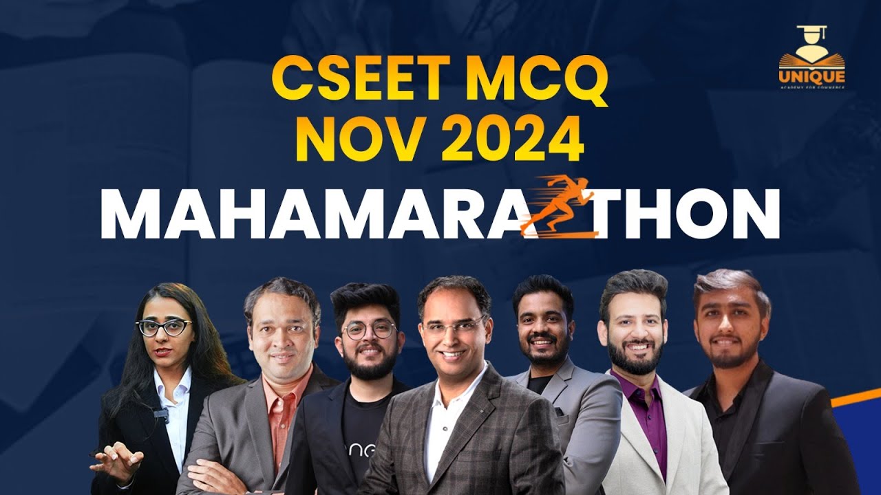CSEET NOV 24 || MCQ'S MARATHON || DAY 1