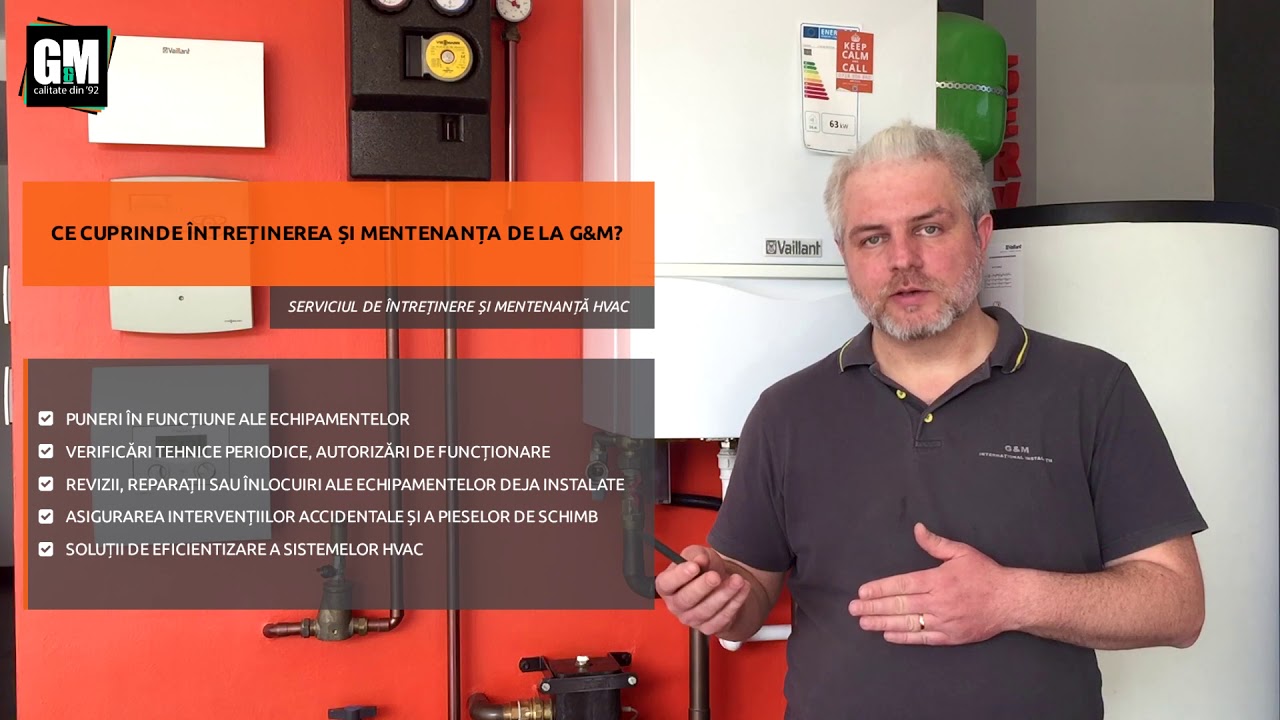 Service mentenanță echipamente HVAC persoane juridice, soluții eficientizare - Târgu Mureș