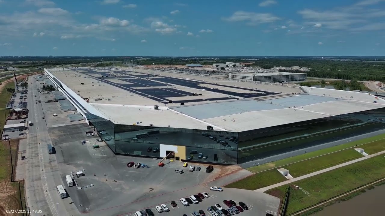 Tesla Gigafactory Texas | 5-30-25 +5-27-25 | flyovers of all points north-south-east-west #Cortex2.0