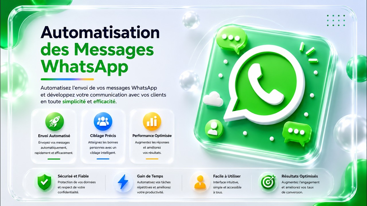 WhatsApp Message Sender pour l'envoi de messages WhatsApp Automatique - WhatsApp Marketing Tool