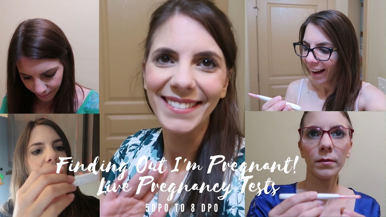Pregnancy Live Tests 5DPO to 8DPO | Finding Out I'm Pregnant! Pregnancy Blood Test at 4DPO