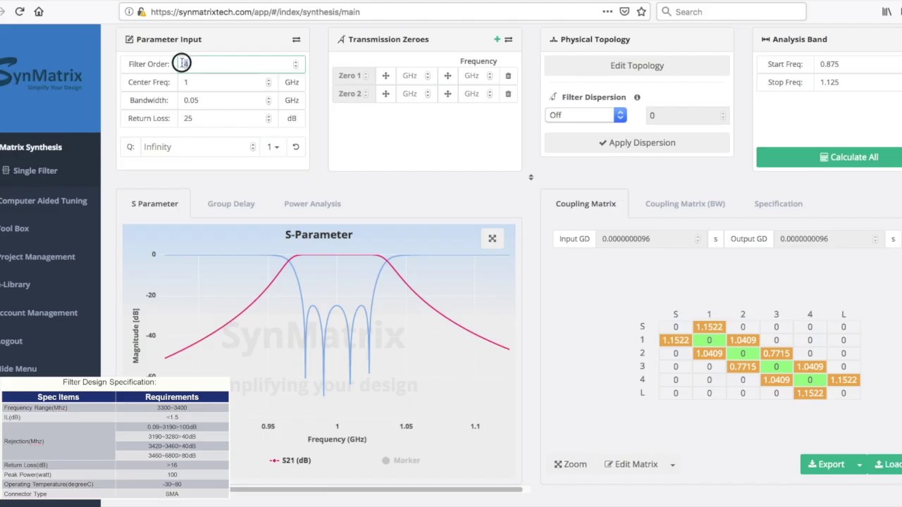 Filter Specification Analysis: Tutorial Series Part 1 of 3 (5G and mmWave component design)
