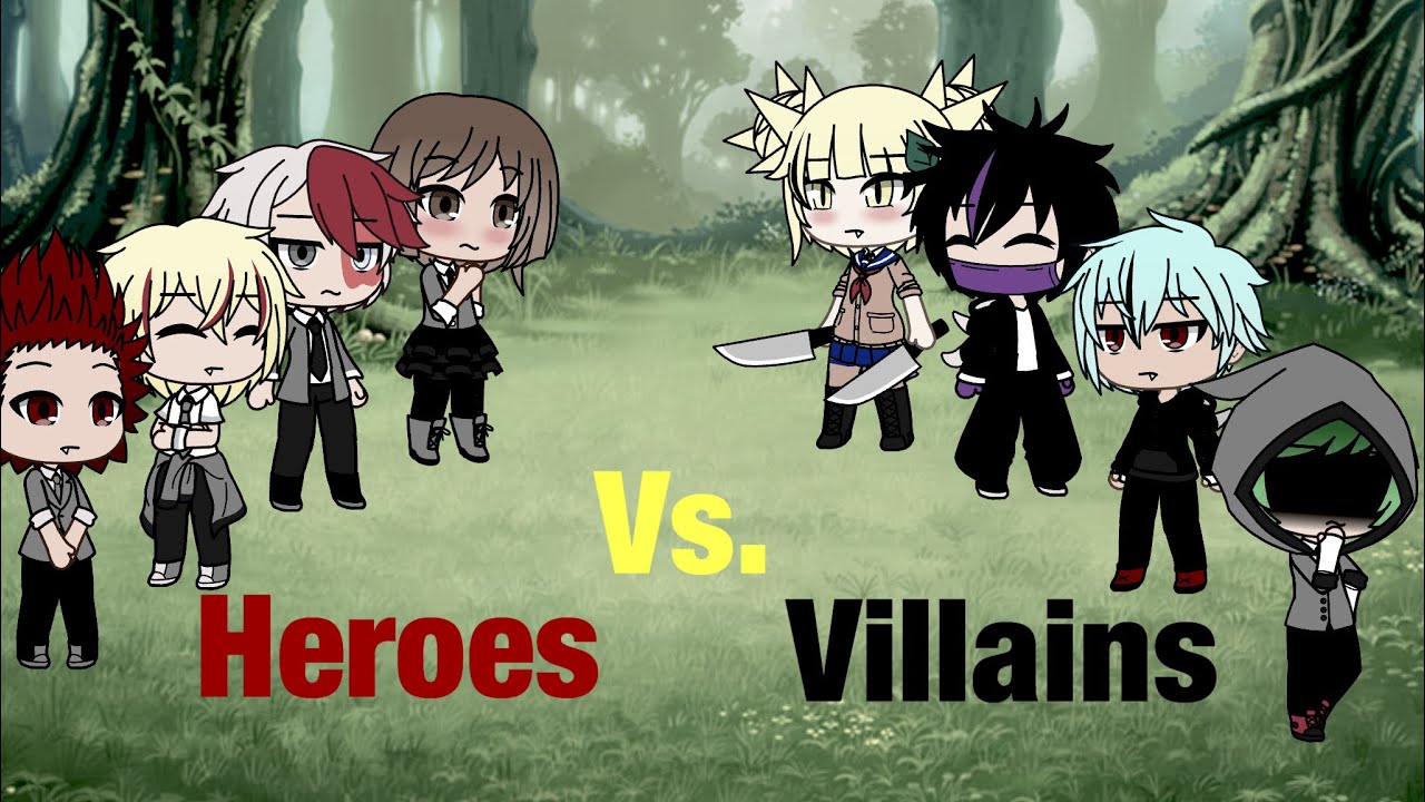Gacha mha/bnha singing battle || Heroes vs. Villains || Villain Deku au || 600 sub special