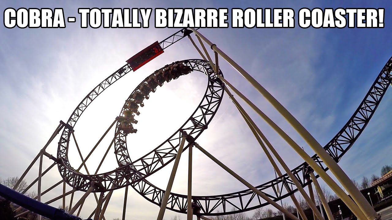 Cobra Roller Coaster POV Crazy Shuttle Loop Connyland Switzerland