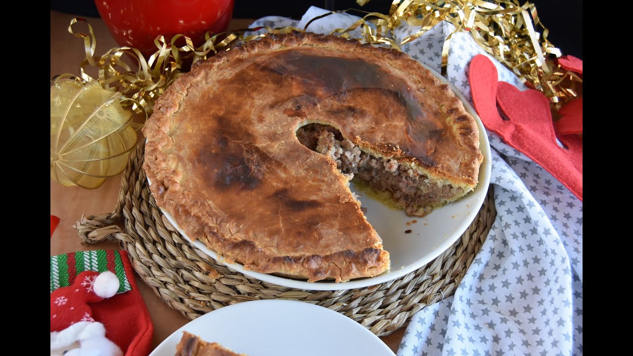 Tortière o pastel de carne canadiense/ RECETA DE NAVIDAD