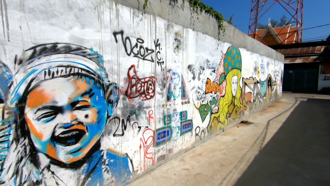 Phnom Penh : Urban Street Art Boeung Kak Lake