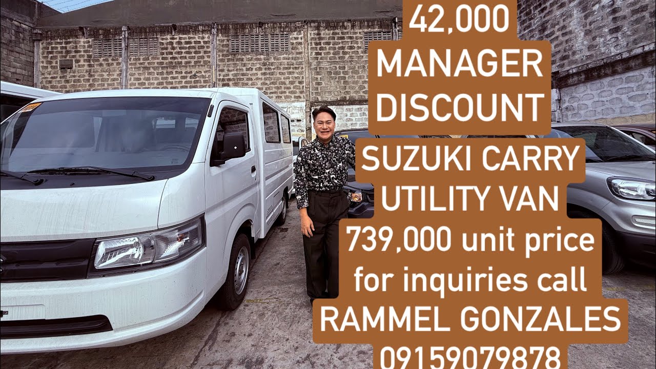 Murang 16 seater na sasakyan ang SUZUKI CARRY UTILITY VAN 2025 model. #rammelgonzales