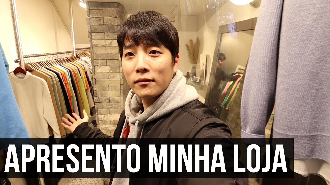 APRESENTO MINHA LOJA EM HONGDAE COREIA DO SUL - [ COREANO RICO VLOG ]