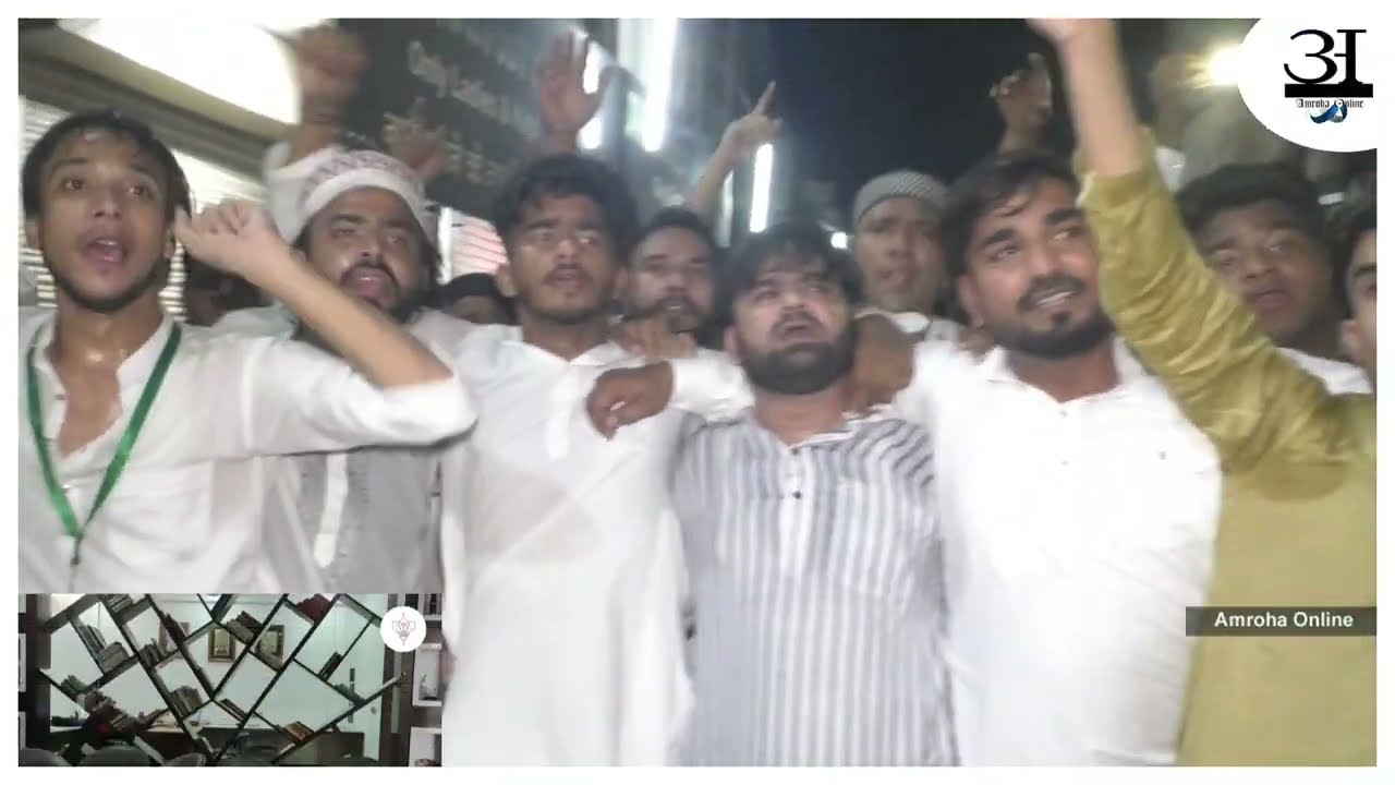 Juloos Eid Milad Un Nabi ﷺ 1447/2025 | Amroha | Kot Chauraha se Jama Masjid to Town Hall | 2025