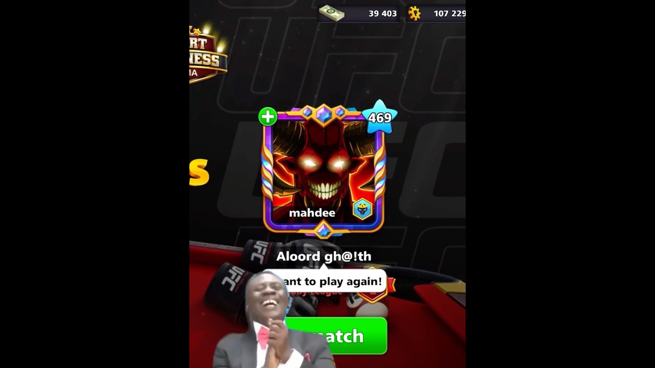 Lol player 👀 | 8 ball pool 
