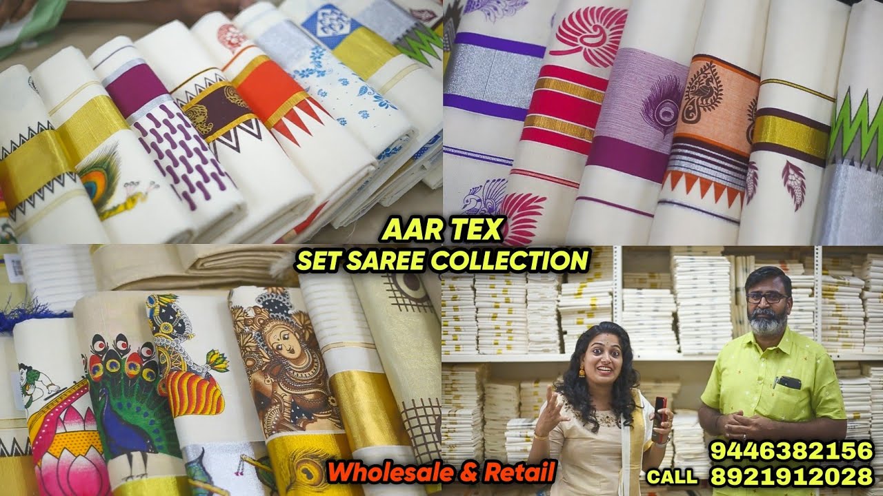 കുത്താമ്പുള്ളി Traditional set saree ഓണം സ്പെഷ്യ