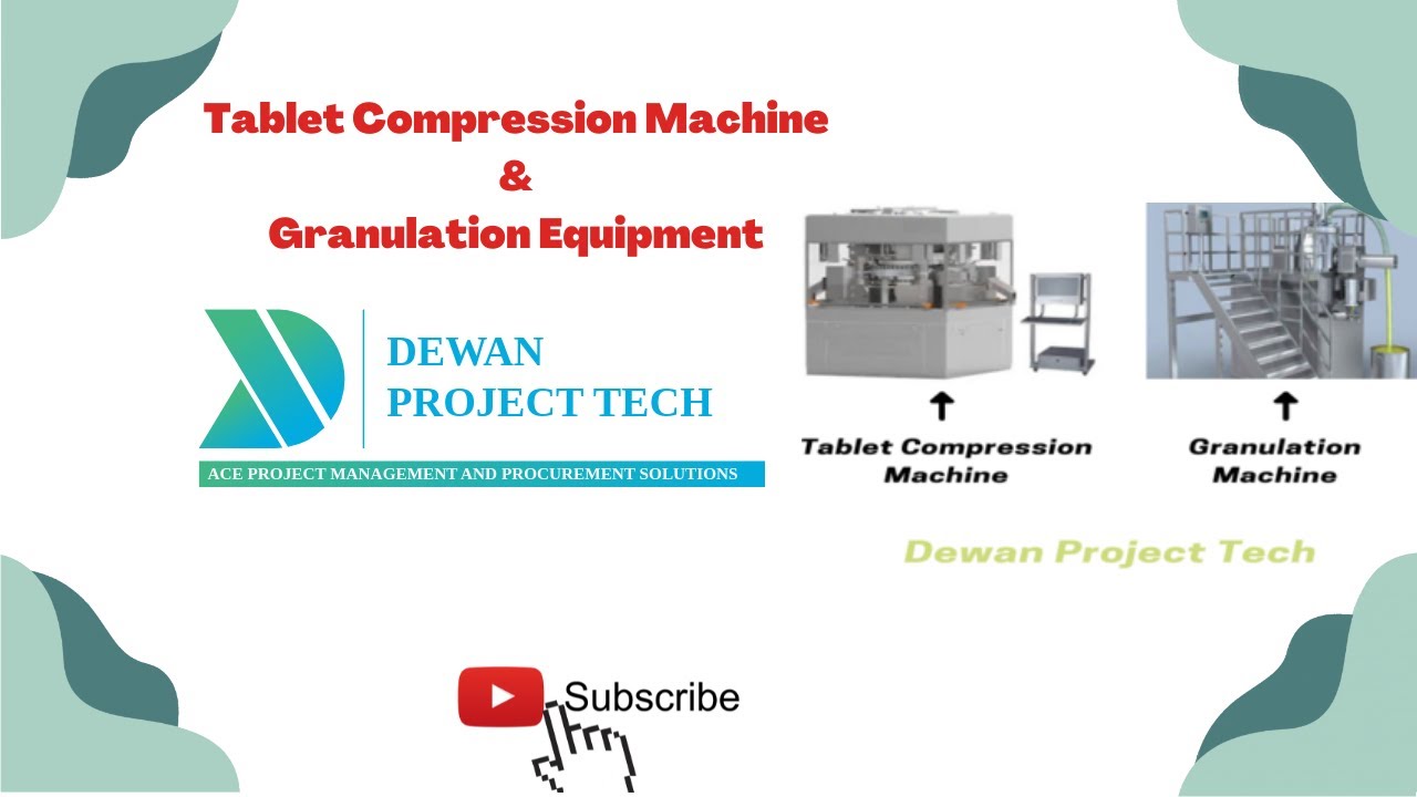 Tablet Compression | Granulation Equipment | Dewan Project Tech | #TabletCompression