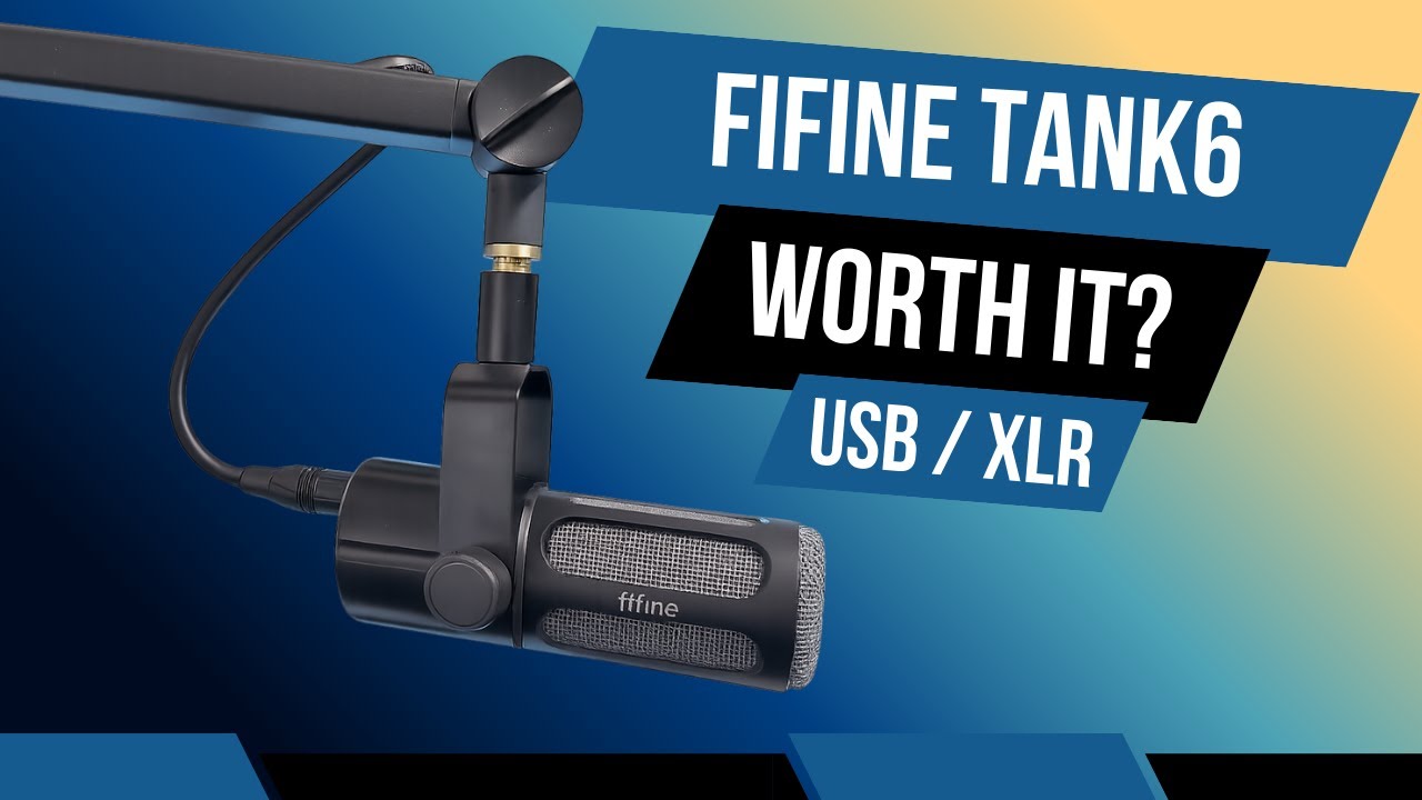 Обзор FIFINE Tank6 – стоит ли этот USB/XLR микрофон своих денег?