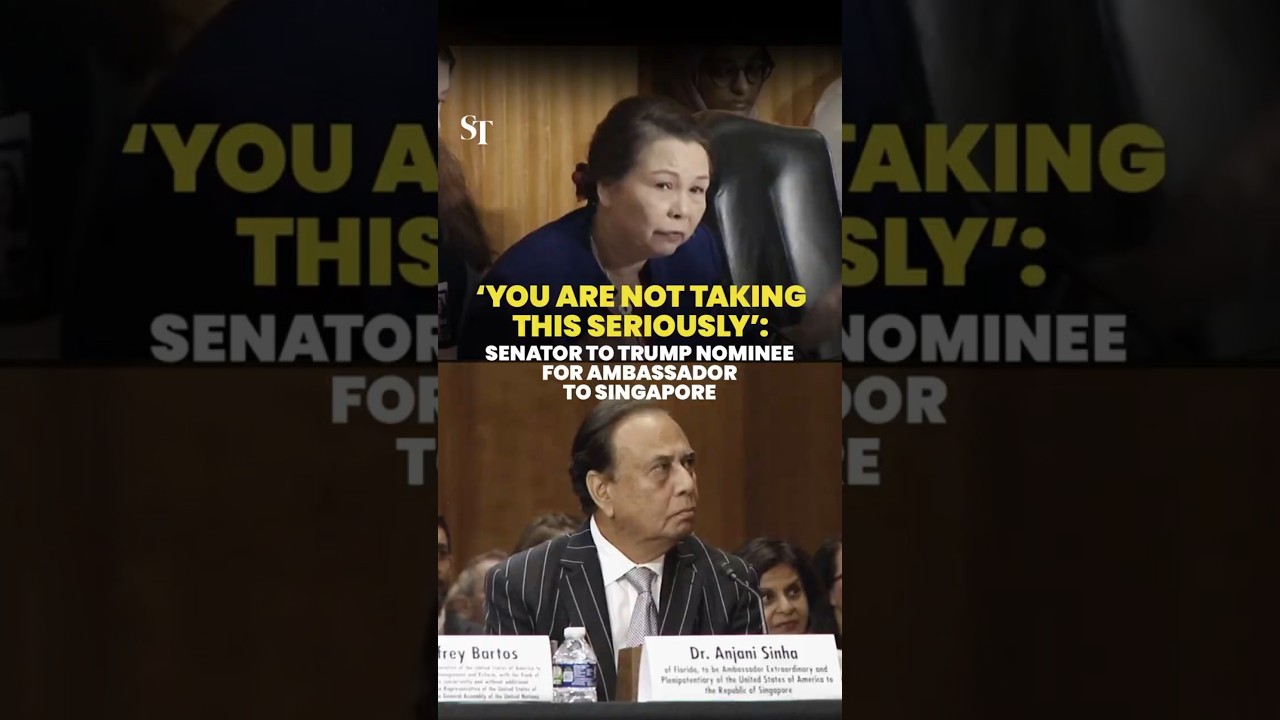&lsquo;You are not taking this seriously&rsquo;: Senator grills Trump nominee for US Ambassador to Singapore