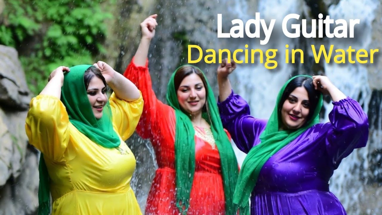 Lady Guitar Dancing in Water