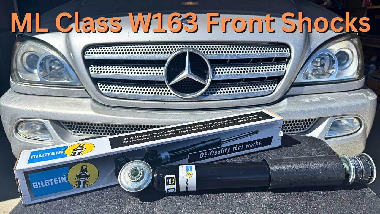 How To Replace The Front Shocks On A Mercedes ML Class W163 With Bilstein Units.