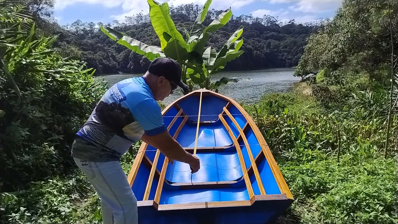 Barco de quatro bombonas projeto 1.80 pra 0 passando as medidas (parte 12)