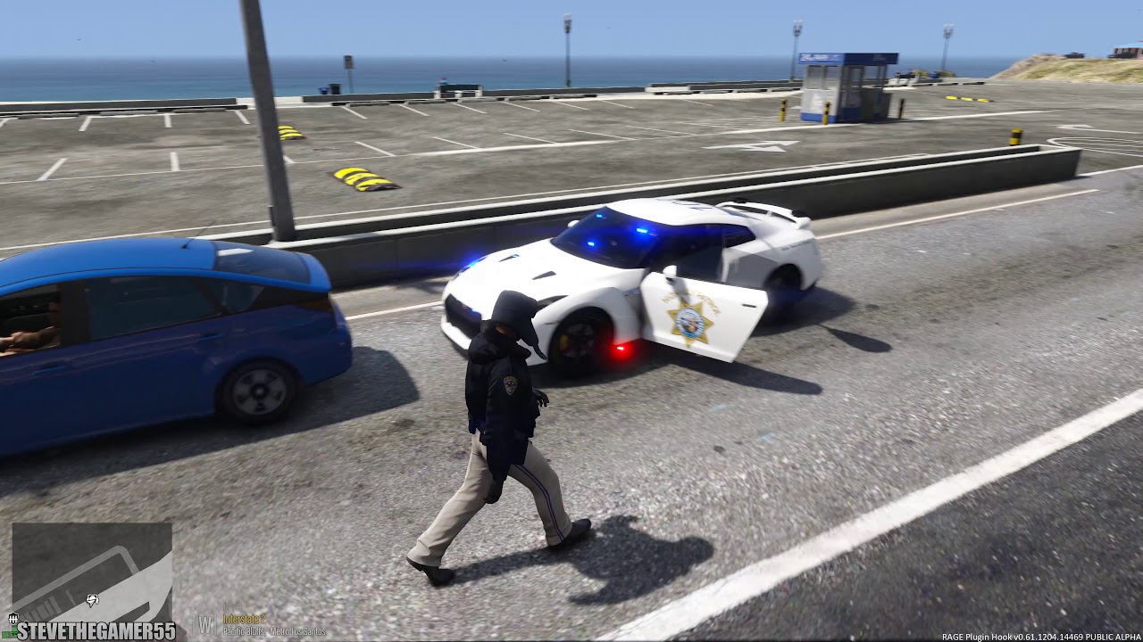 GTA 5 MOD - GTR HIGHWAY PATROL - NO COMMENTARY (GTA 5 REAL LIFE POLICE PC MOD)