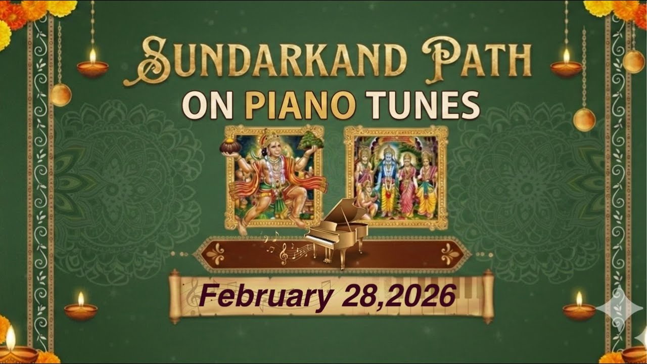 LIVE 🔴 Sacred Sundarkand Path on Piano | Connect with Lord Hanuman 🚩