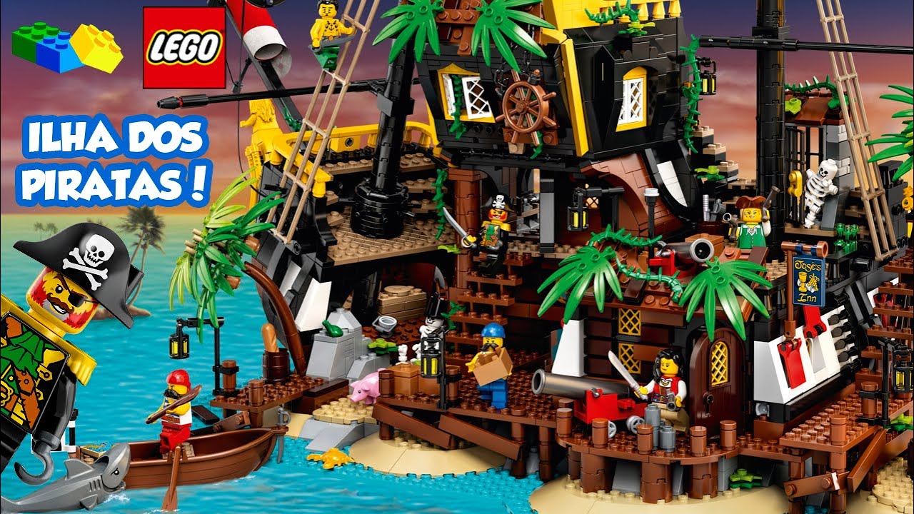 LEGO Pirates of Barracuda Bay 🏴‍☠️ - 21322 - Unboxing & Review BR