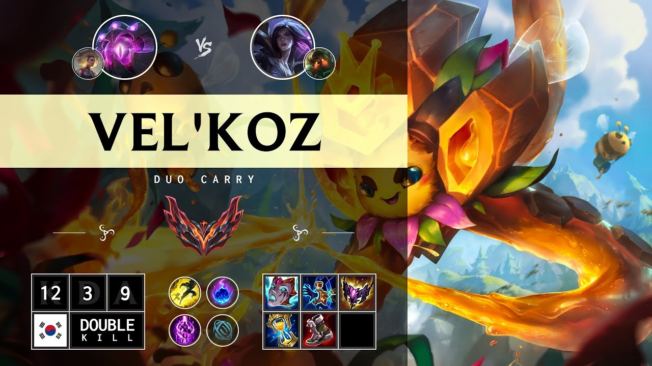 Vel'Koz Carry vs Kai'Sa - KR Grandmaster Patch 14.12