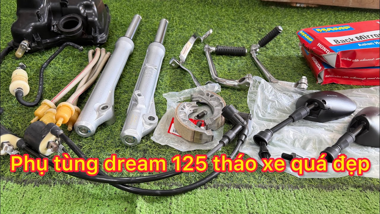 Phụ tùng dream 125 tháo xe mùng 6 bao ship( ngày 22/02/2026)