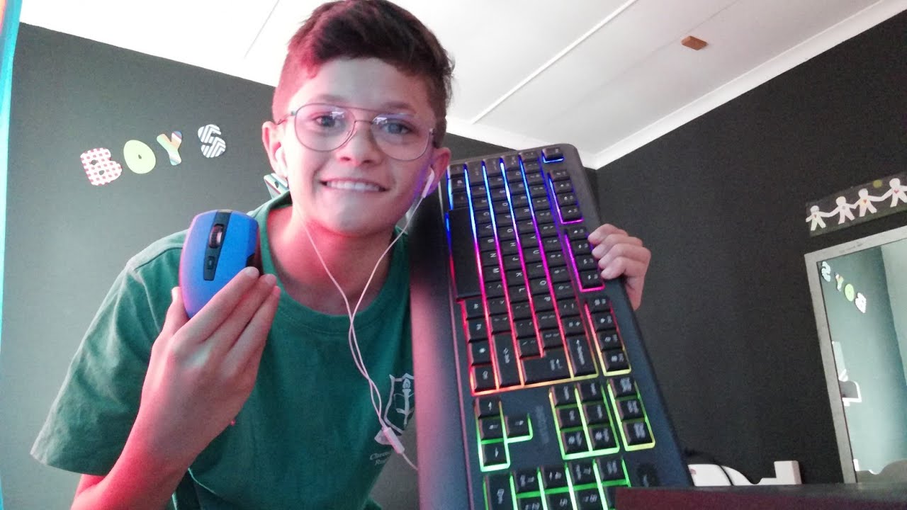 Unboxing my new mouse and key board