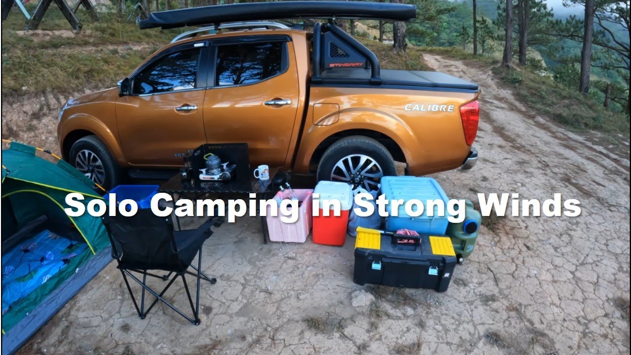 SOLO CAR CAMPING | Ep1 : Kindao Campsite  | Strong Winds