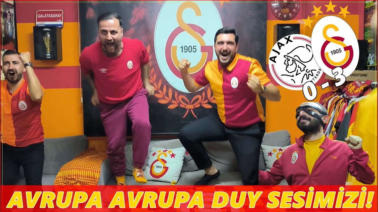 AJAX 0 - 3 GALATASARAY MAÇI TEPKİ | GALATASARAYLIYIM DE GÖĞSÜNÜ GERE GERE!