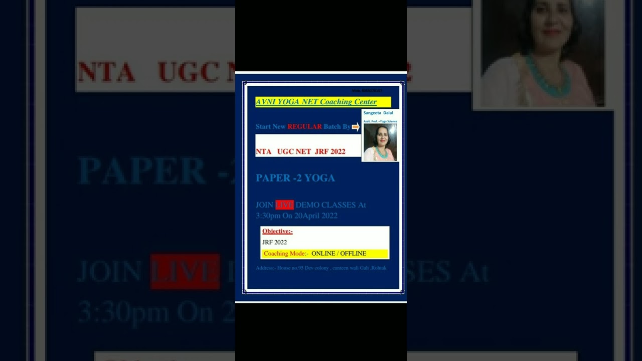 yoga net online demo class 3:30pm 20 april 2022