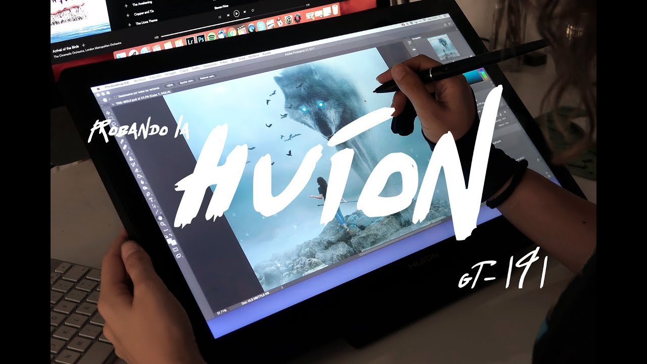 Probando la HUION KAMVAS GT-191 | Desiree Delgado