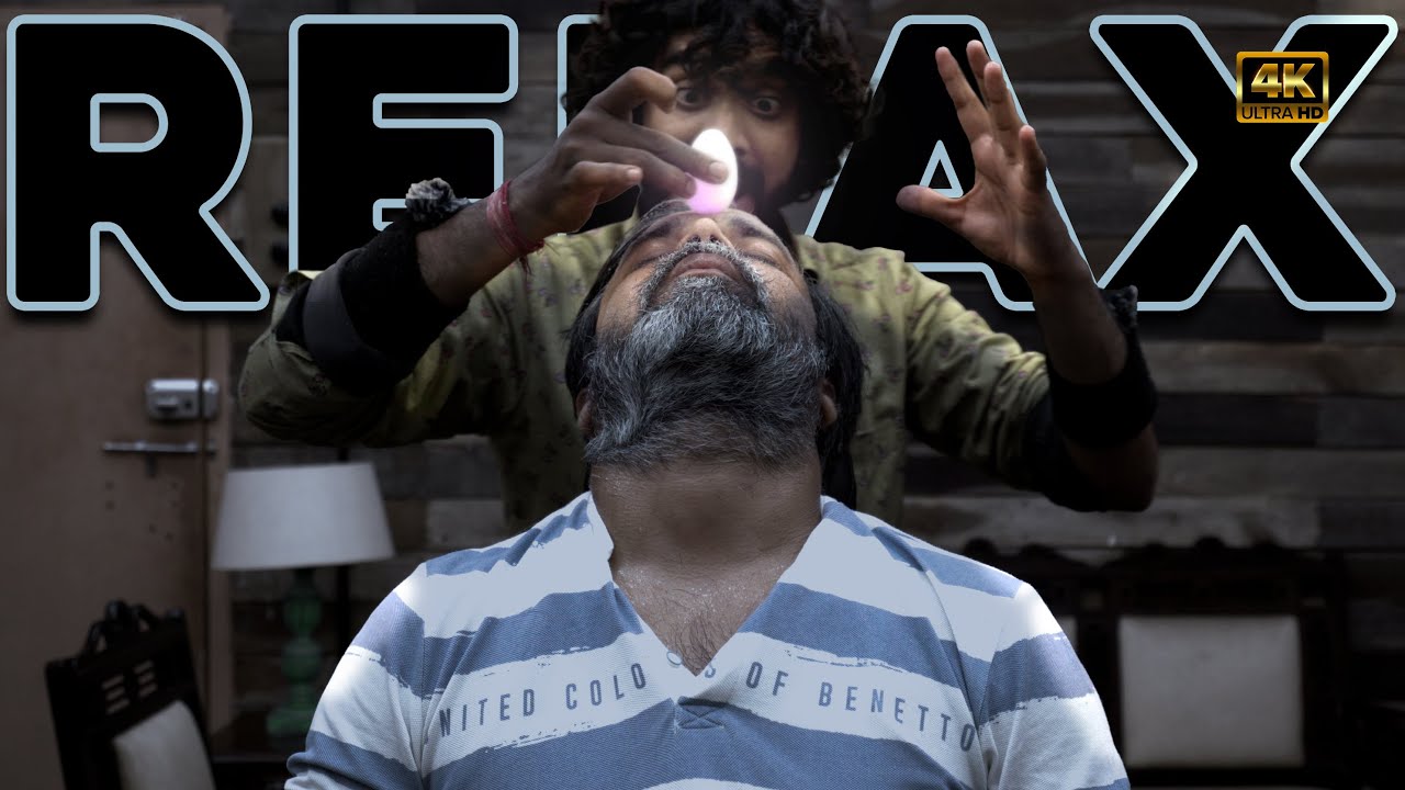 Baba Sen Junior Cosmic Head Massage for Relaxation | Indian Massage