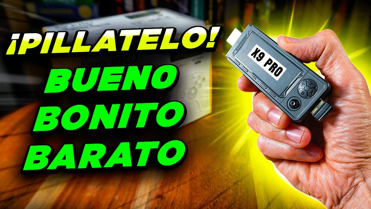 EL MEJOR GAMESTICK BARATO de ALIEXPRESS 2025 - Game Stick x9 pro ¿ Merece la pena?