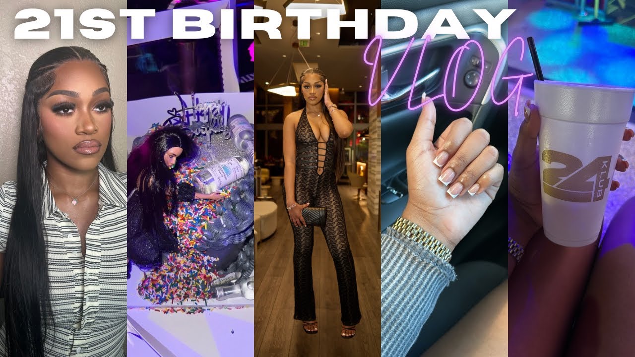 21ST BIRTHDAY VLOG + MAINTENANCE ᥫ᭡| makeup, photoshoot, staycation,  hair, dinner, outside + more