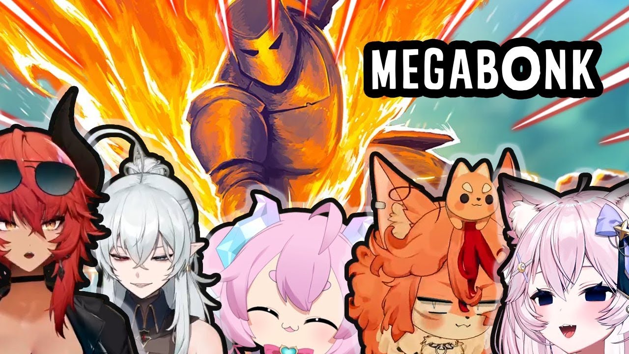 Vtubers play Megabonk : first battle (compilation)