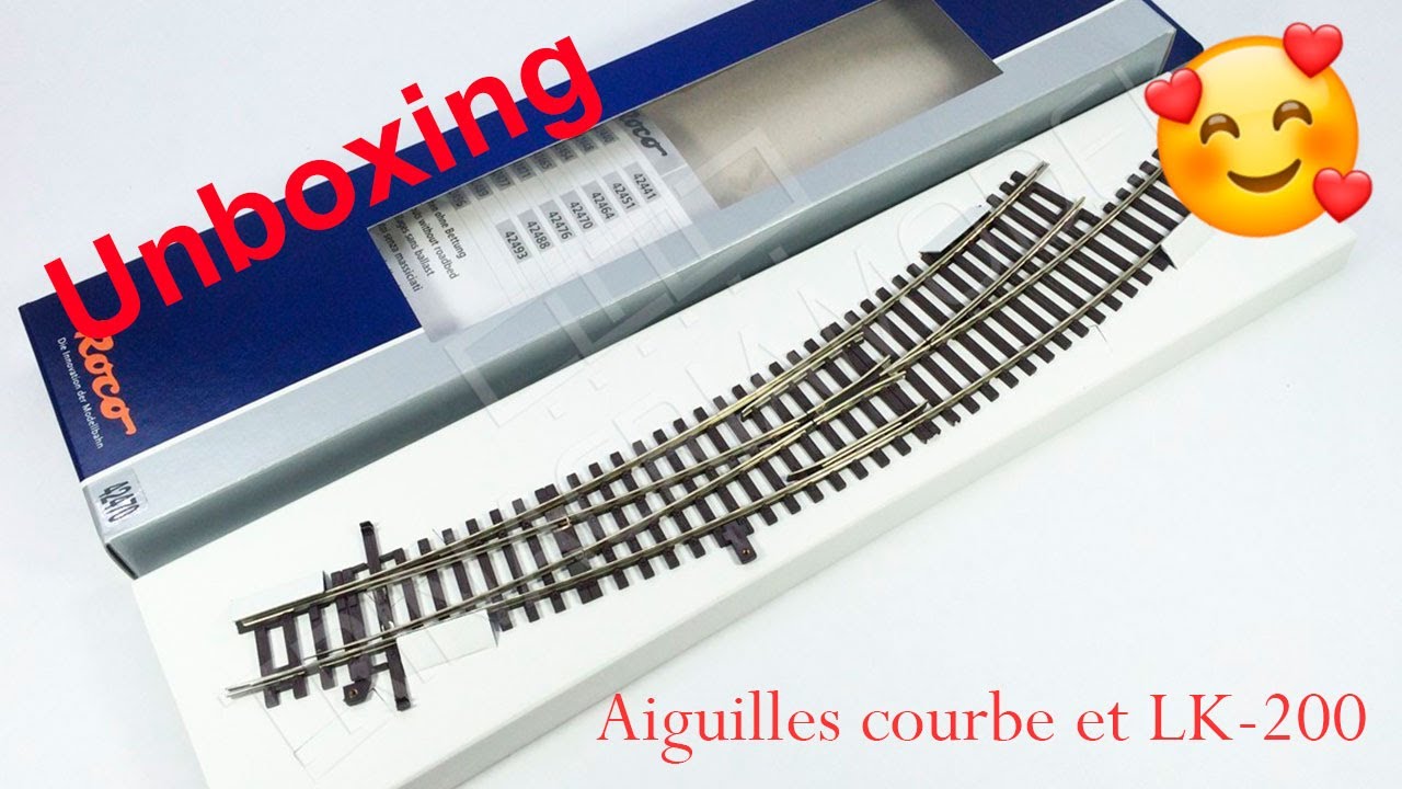Unboxing - Aiguillages courbe (r&eacute;f : 42470 / 42471) et LK200