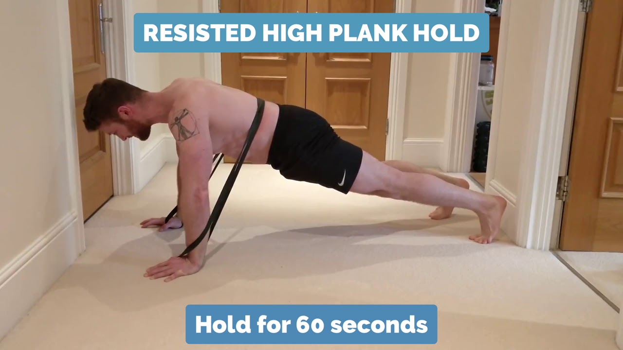 Low Back Exercise - High Plank Hold | Epsom Chiropractor