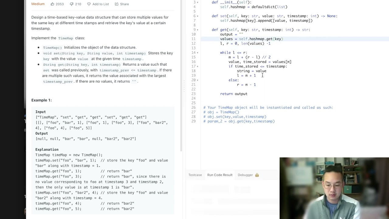 Time Based Key-Value Store - Neetcode150 Series: (51 of 150) Leetcode