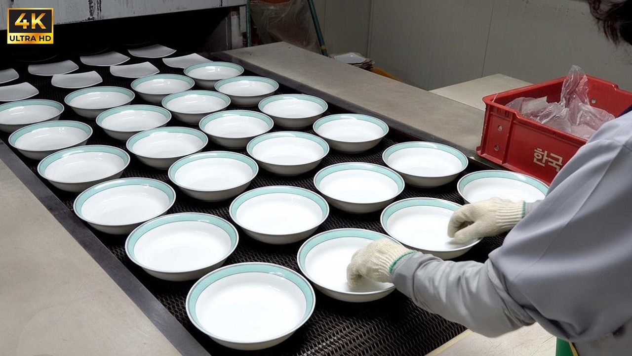 Inside a Korean Melamine Bowl Factory: How Melamine Bowls Are Mass-Produced (Full Process)
