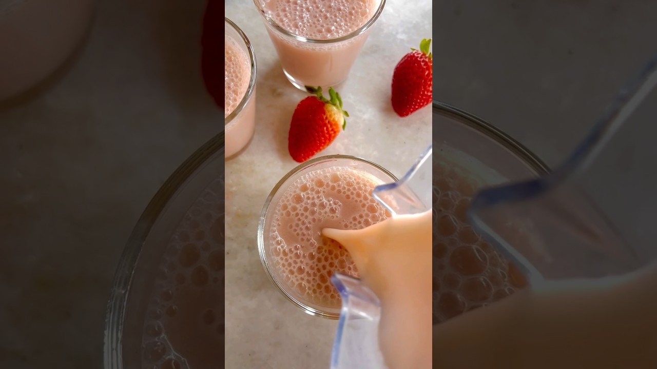Creamy Strawberry Agua Fresca