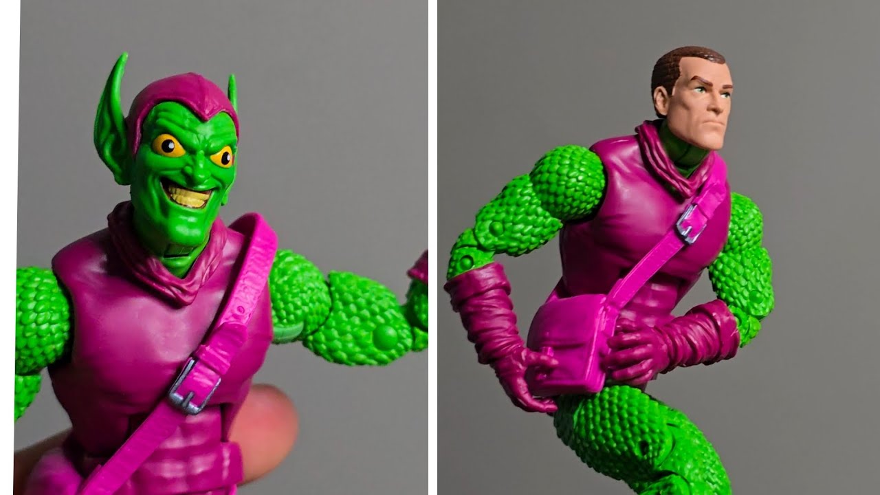 Green Goblin. Duende verde Retro. Marvel legends. Colección Spiderman. #marvel #spiderman 
